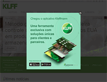 Tablet Screenshot of portalklff.com.br